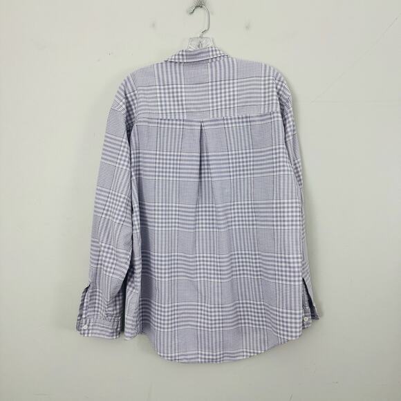 Levi’s Silver Label Purple Plaid Long Sleeve Button Up Shirt Men’s Size L - Picture 5 of 6